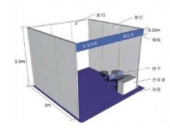 標準展位、豪華標展和光地特裝的介紹以及區別示意圖片