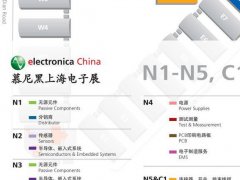 2021慕尼黑上海電子展展館分布