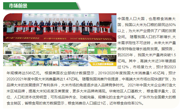 2022廣州國(guó)際優(yōu)質(zhì)大米及品牌雜糧展覽會(huì)(www.hnhuay.cn)